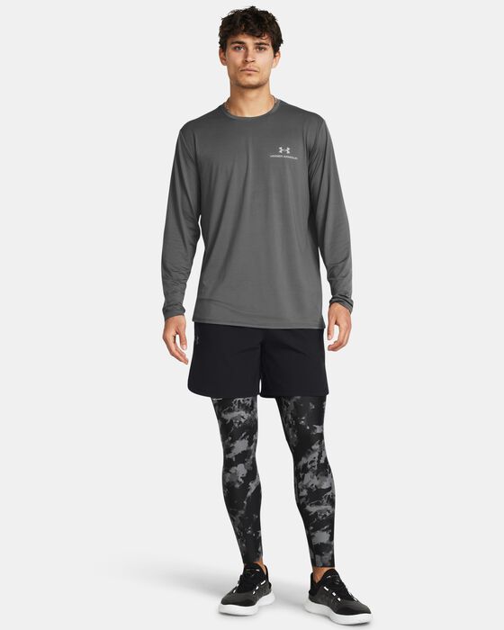 Men's HeatGear® Iso-Chill Printed Leggings image number 2