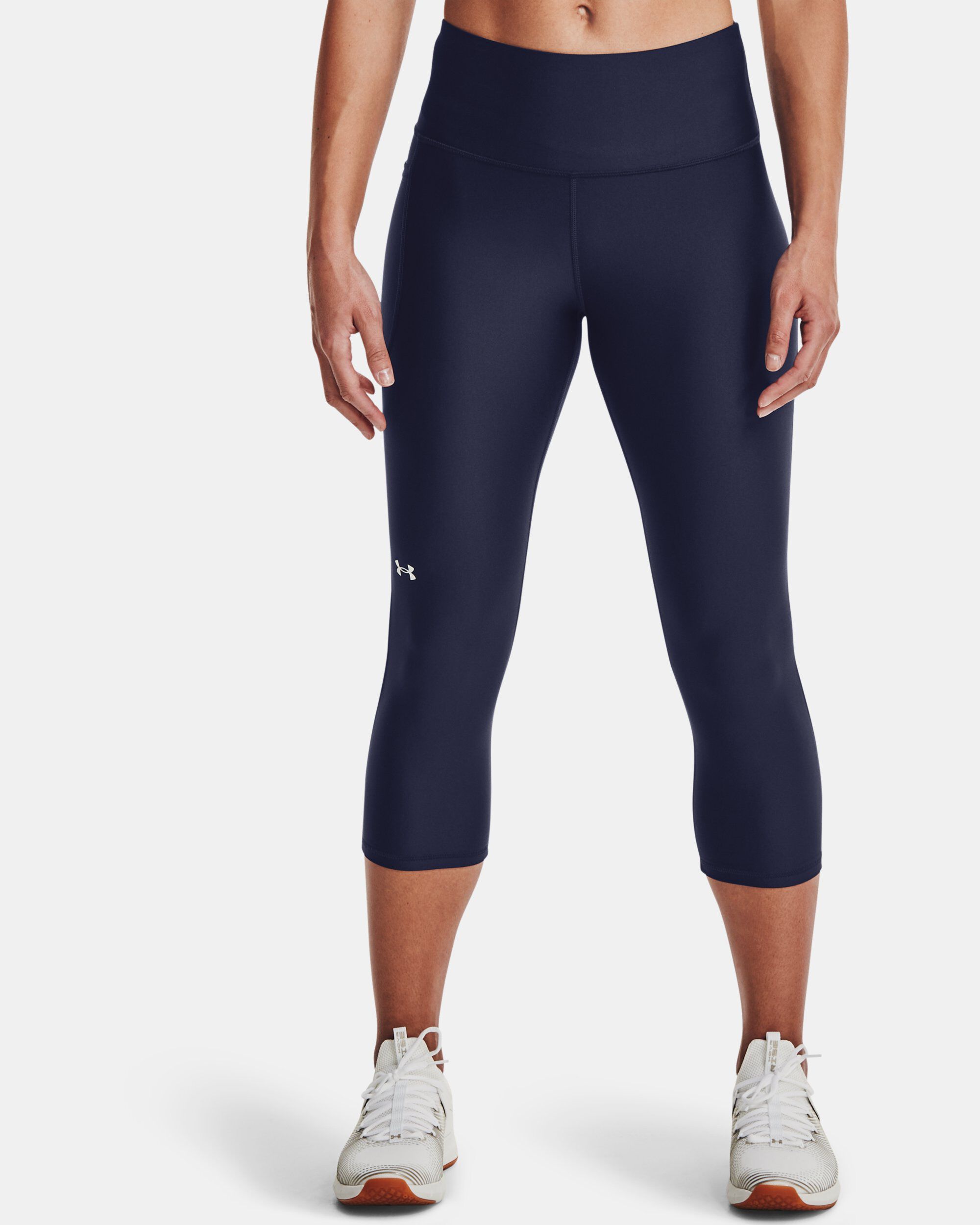 Under Armour Women's HeatGear® Armour No-Slip Waistband Capris Blue in  Dubai, UAE