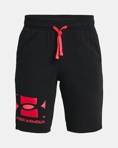 Boys' UA Rival Terry Big Logo Shorts