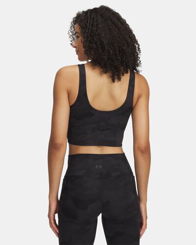 تيشيرت UA ميريديان فيتد برينتد كروب بلا أكمام للنساء