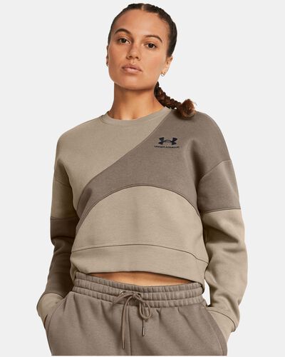 Women's UA Icon Fleece Crop Crew