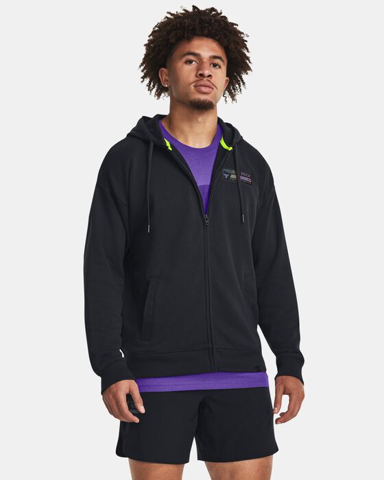 Men's Project Rock Heavyweight Terry Full-Zip image number 0