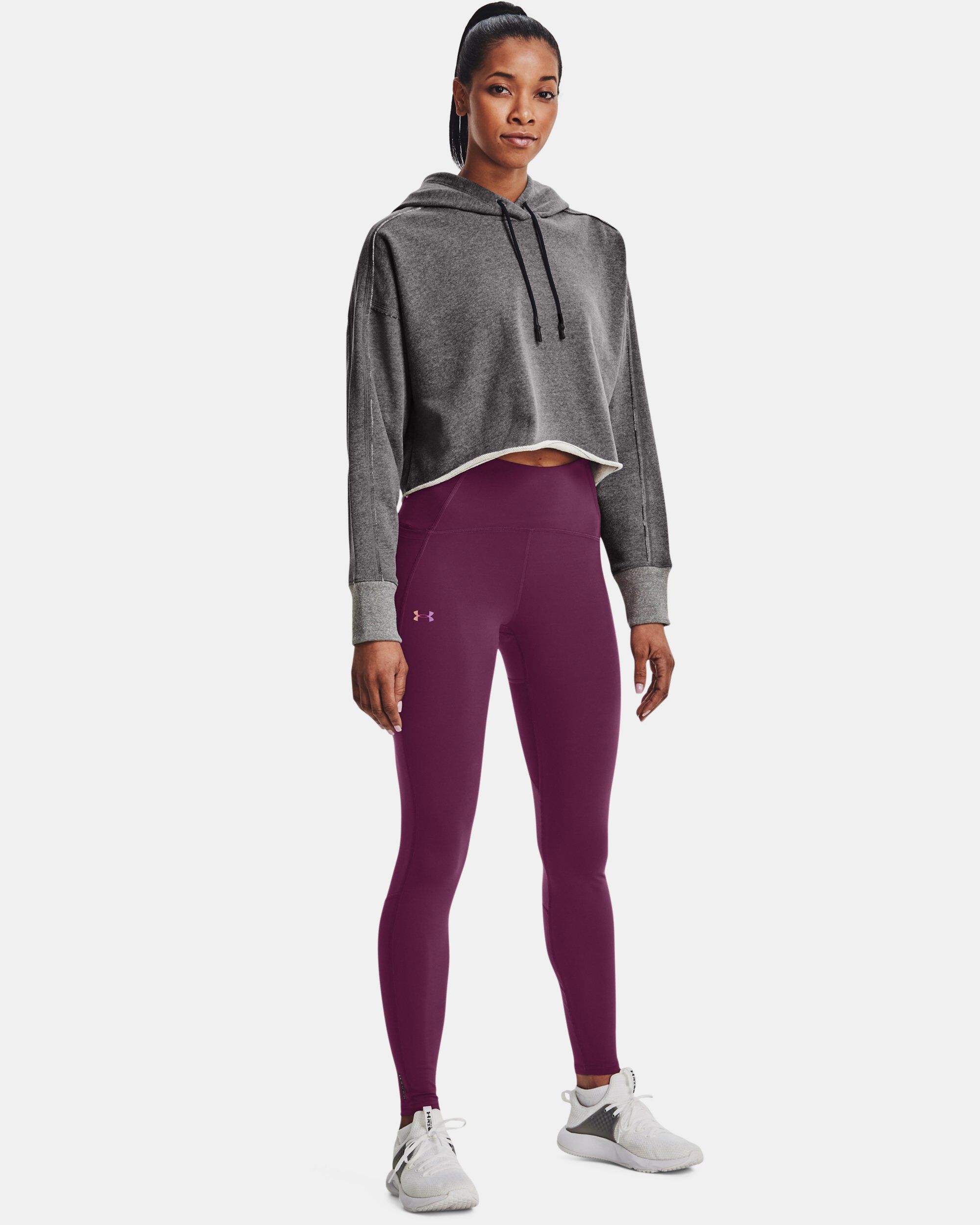 Under armour cropped hoodie deals
