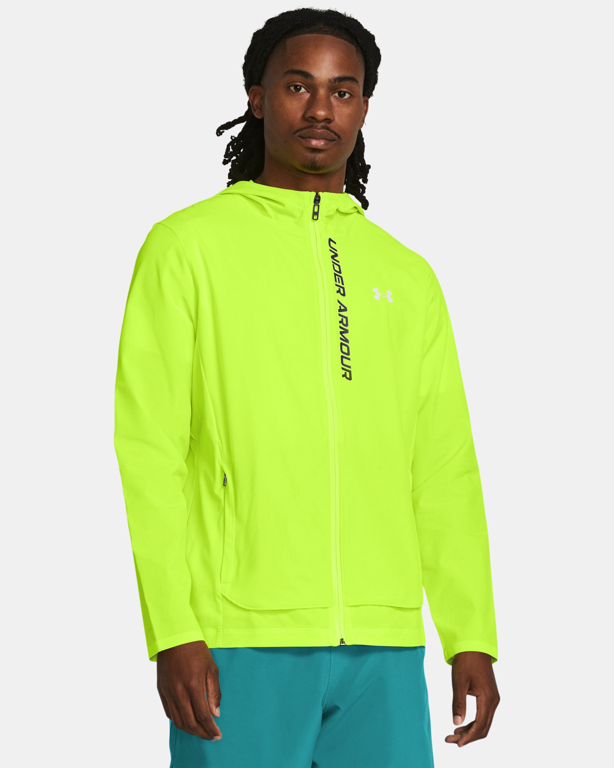 Buy Men s UA OutRun The Storm Jacket Yellow in Dubai UAE Under Armour