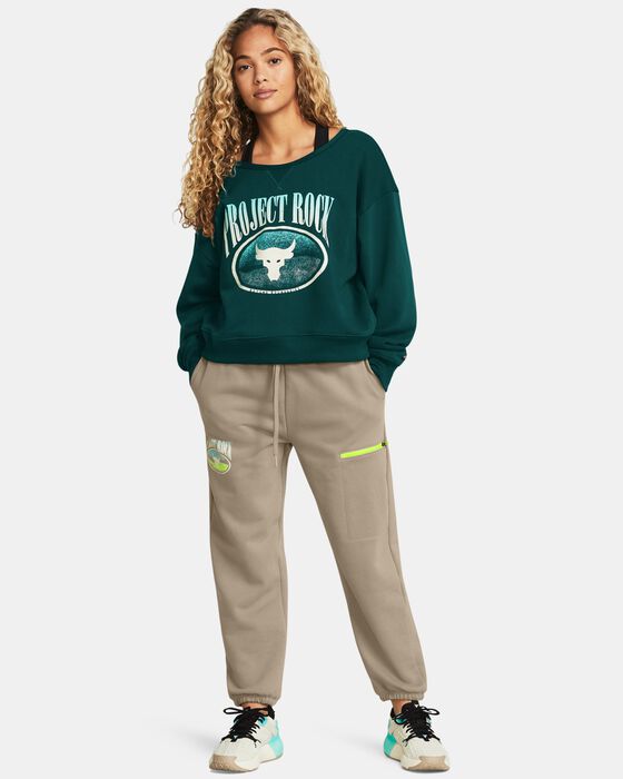 Women's Project Rock Heavyweight Terry Pants image number 2
