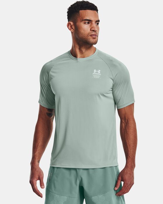 Men's UA ArmourPrint Short Sleeve image number 0