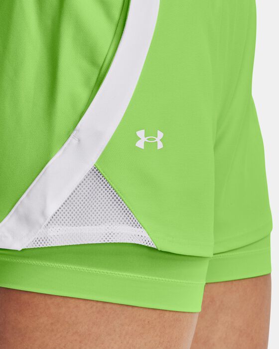 Women's UA Play Up 2-in-1 Shorts image number 3