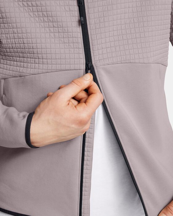 UA Unstoppable Fleece Grid image number 3