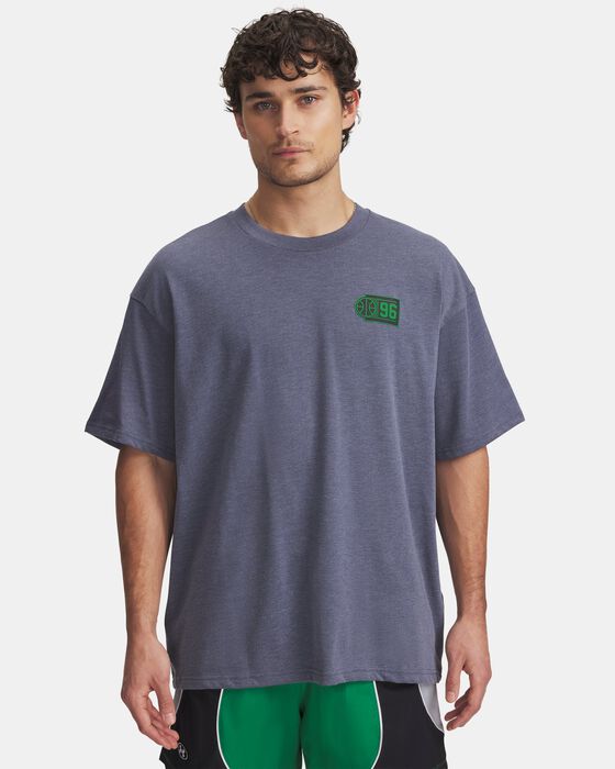 Men's UA Heavyweight Hoops Courtside Short Sleeve image number 0