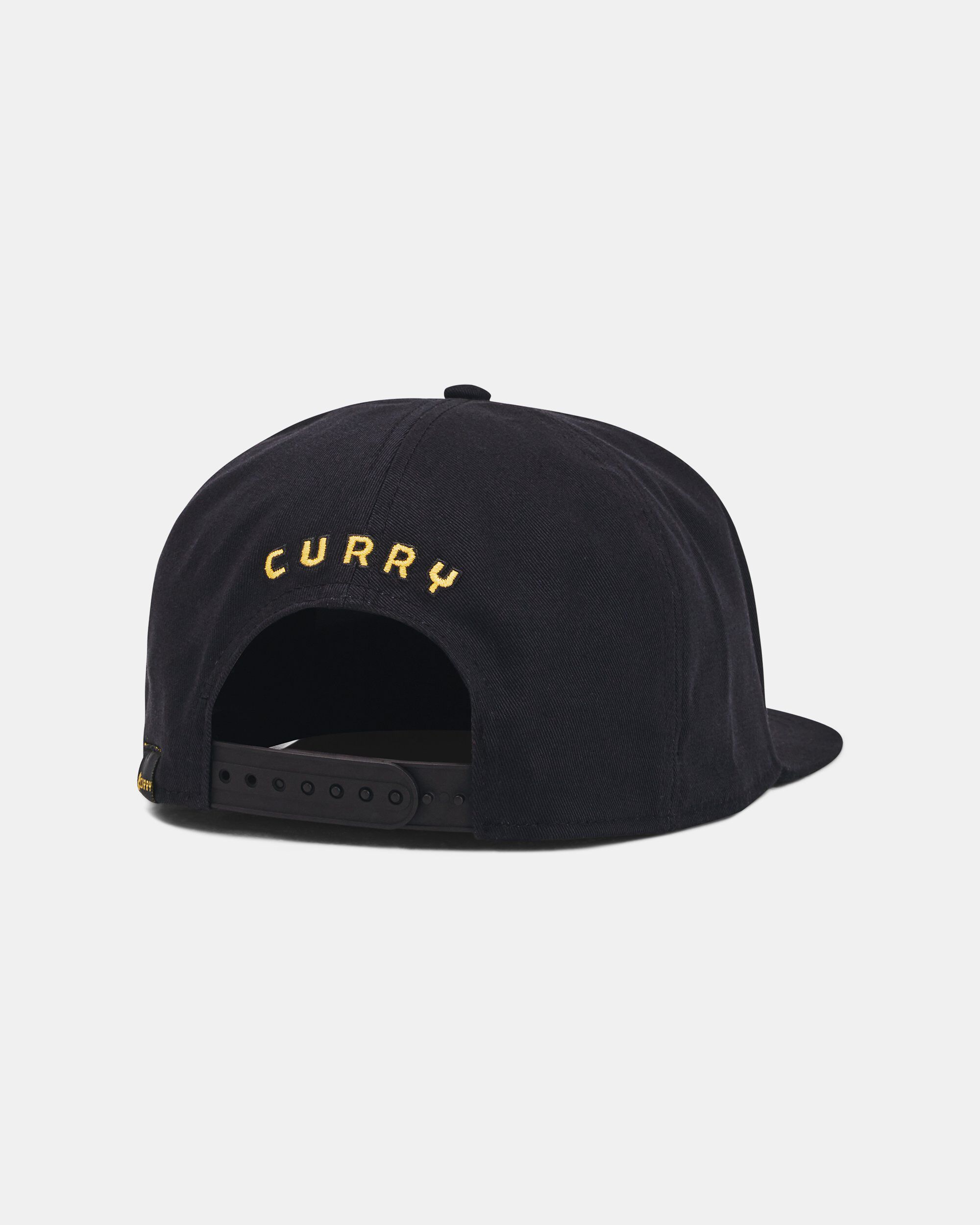 Shop Under Armour Curry Flat Brim Men's Snapback Cap Black in