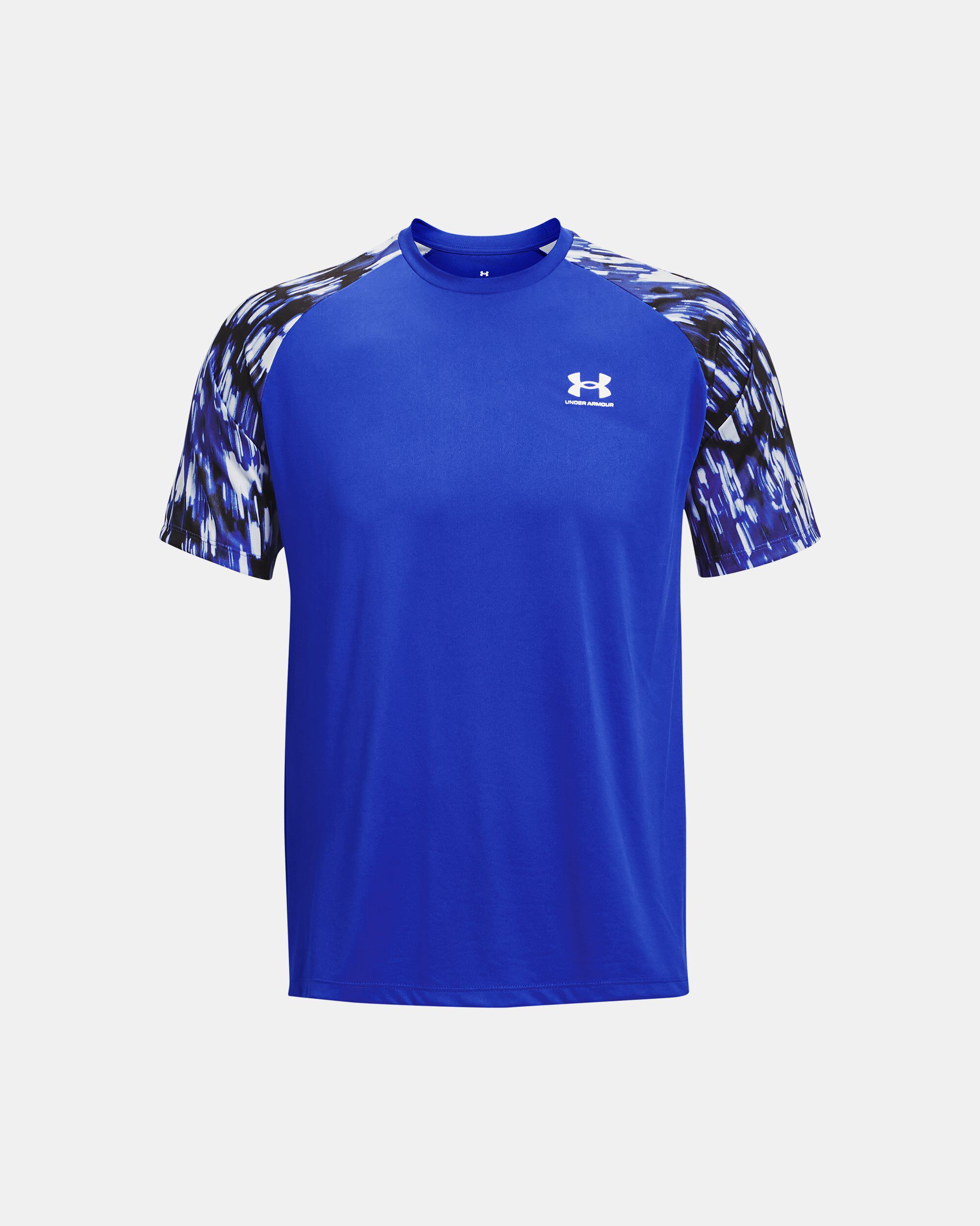 Buy Men s UA Tech 2.0 Printed Short Sleeve Blue in Dubai UAE Under Armour