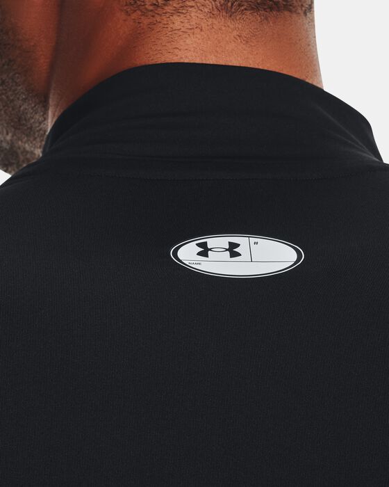 Men's HeatGear® Mock Long Sleeve image number 4
