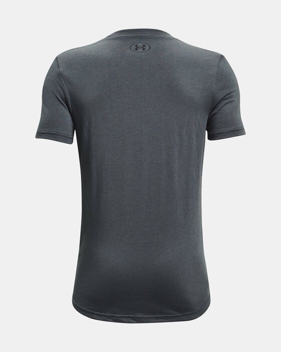 Boys' Project Rock Hardest Worker In The Room Short Sleeve image number 1