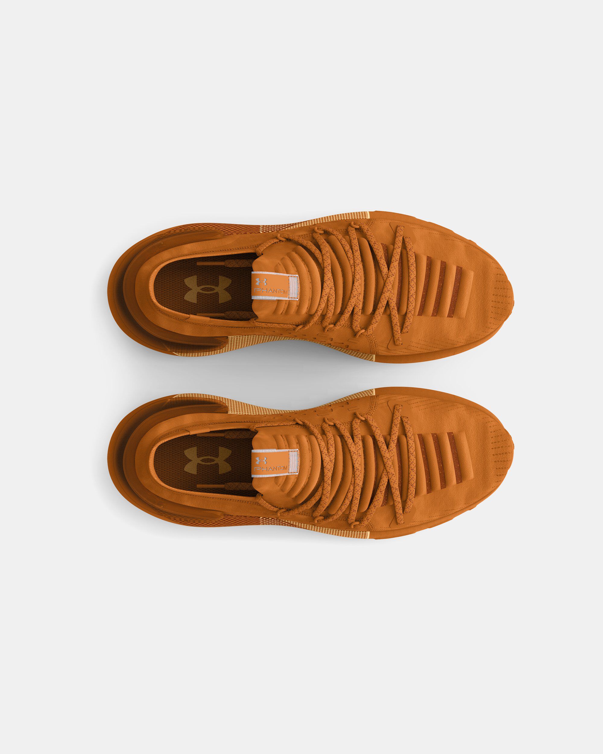 Under Armour Men s UA HOVR Phantom 3 Dyed Running Shoes Brown in