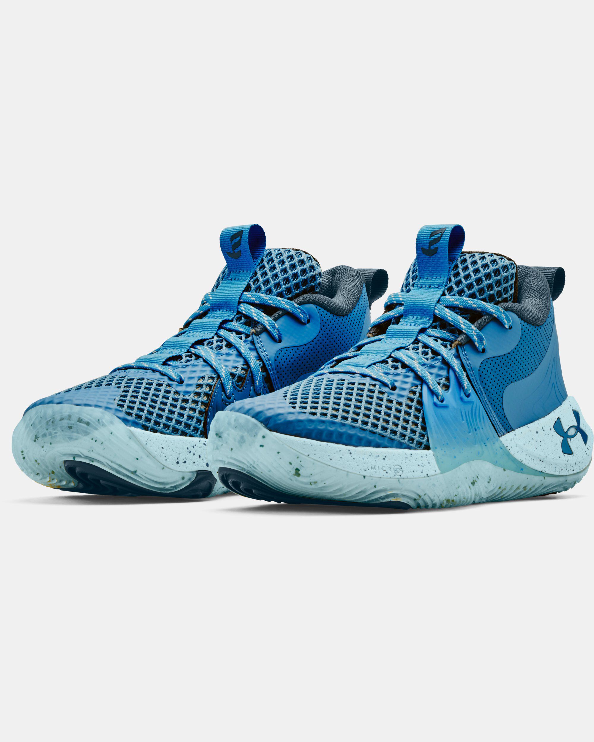 Grade school ua embiid one basketball shoes