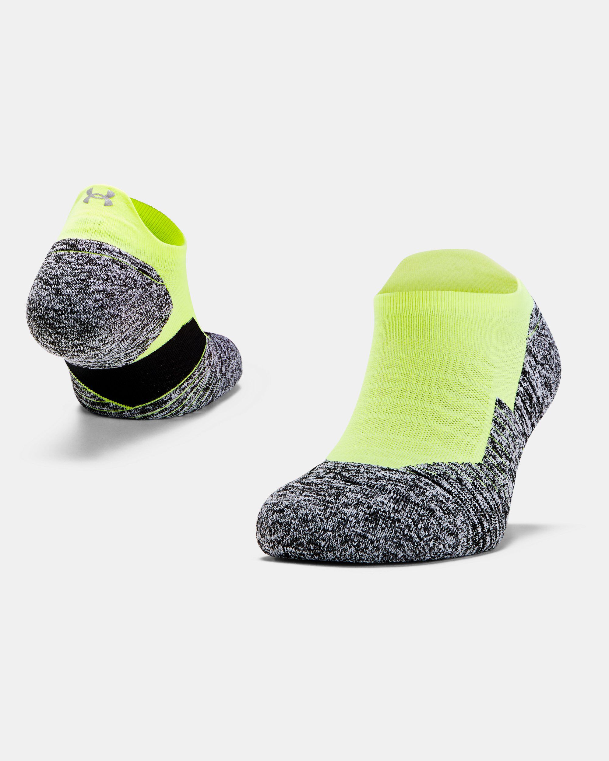 Men's ua charged cushion shop no show tab socks