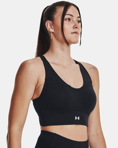 Buy Under Armour Women's Seamless Long Heather Sports Bra Grey in Dubai,  UAE -SSS