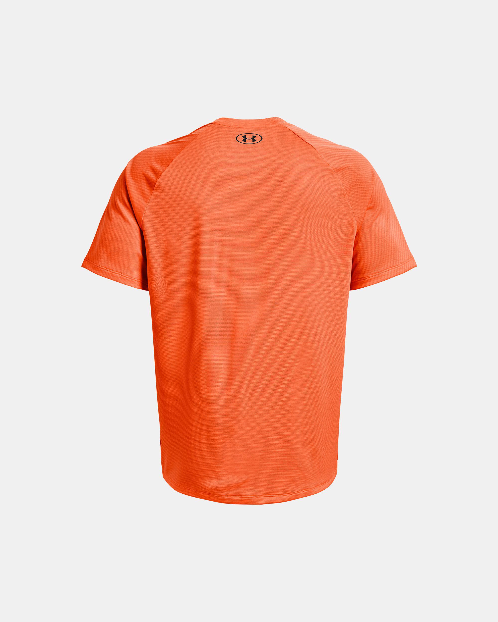 Buy Men s UA Tech 2.0 Textured Short Sleeve T Shirt Orange in Dubai UAE Under Armour