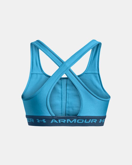 Women's Armour® Mid Crossback Sports Bra image number 9