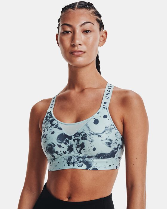Women's UA Infinity High Printed Sports Bra image number 0
