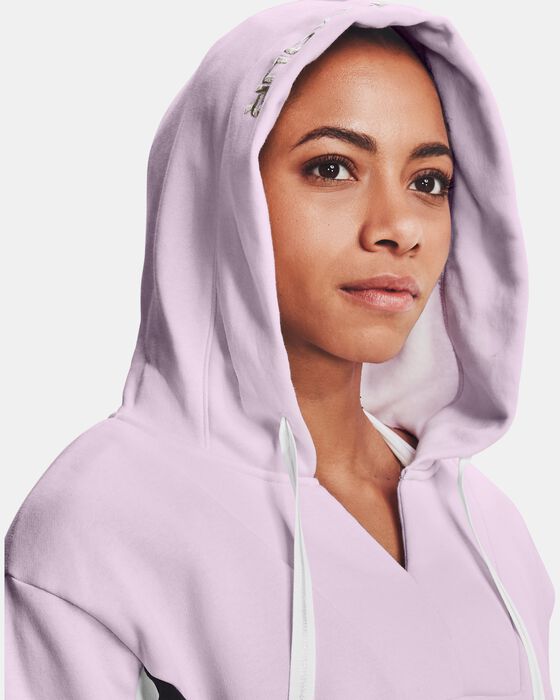 Women's UA Rival Fleece Embroidered Hoodie image number 3