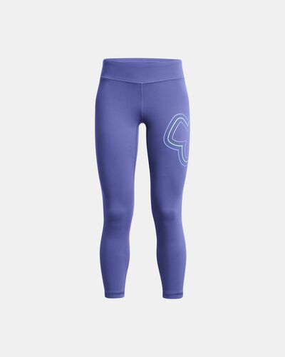 Girls' UA Motion Branded Ankle Leggings