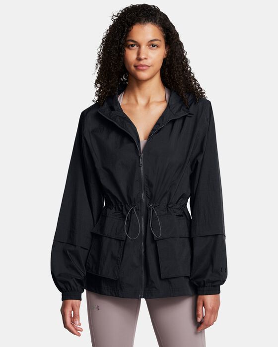 Women's UA Crinkle Woven Jacket image number 0