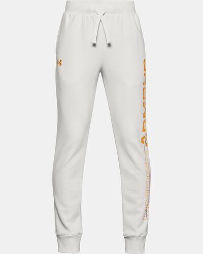 Boys' UA Rival Fleece Graphic Joggers