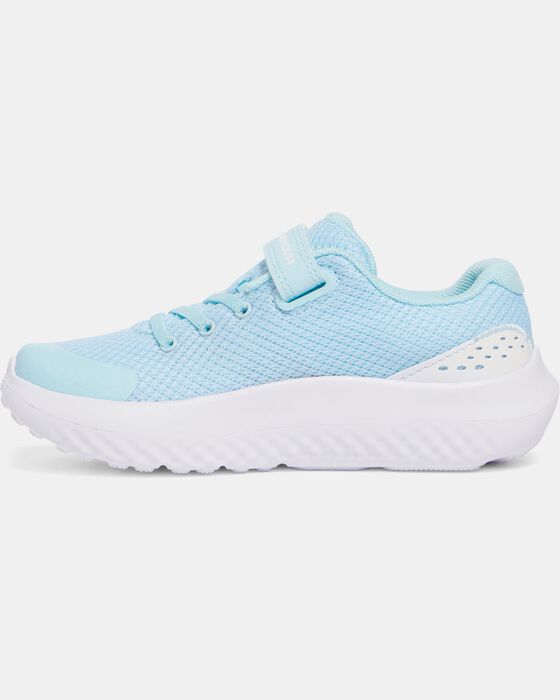 Girls' Pre-School UA Surge 4 AC Running Shoes image number 1