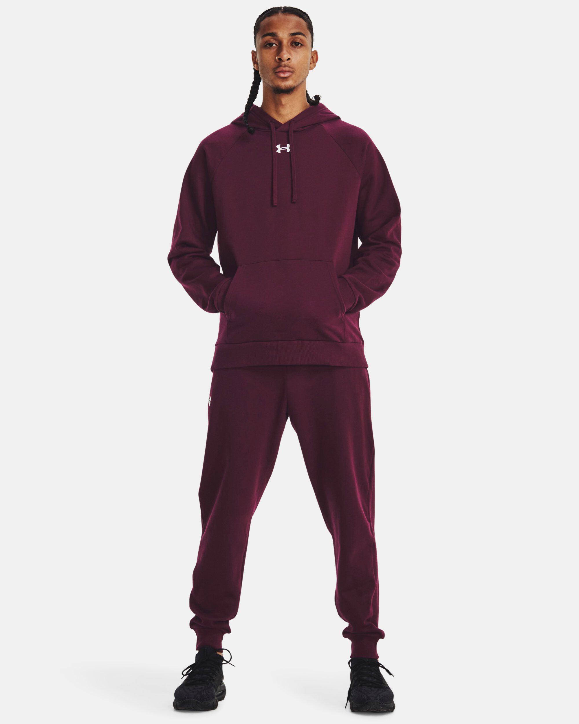 Buy Men s UA Rival Fleece Joggers Red in Dubai UAE Under Armour