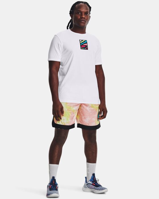 Men's Curry Multicolor Logo Short Sleeve image number 2
