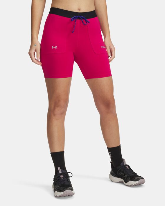 Women's UA Trail Run Fitted Shorts image number 0