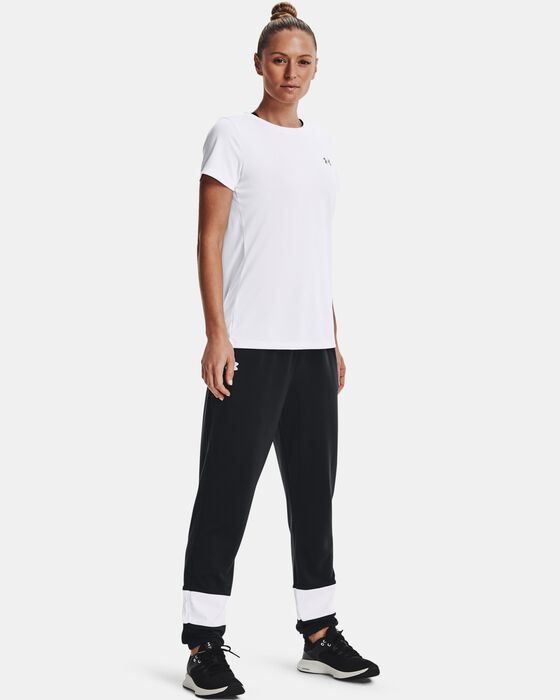 Women's UA Rival Terry Colorblock Joggers image number 2