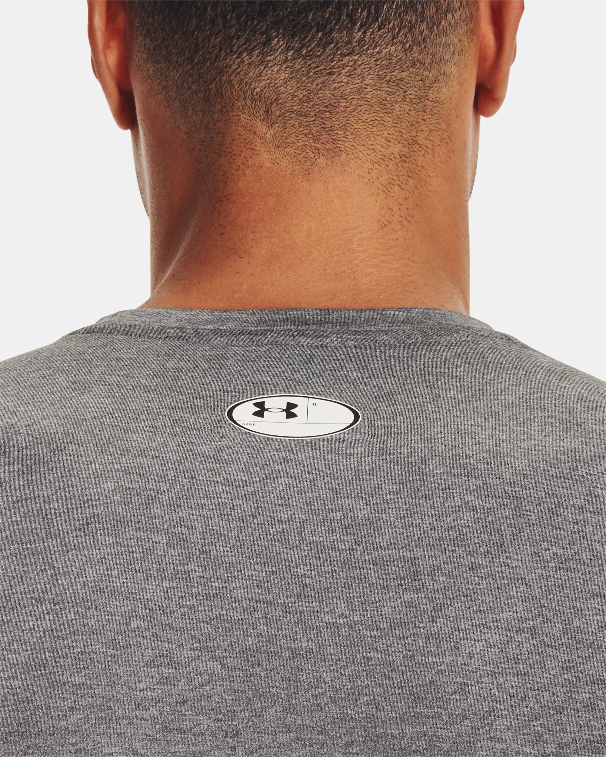 Under Armour Men s HeatGear Armour Fitted Short Sleeve Grey in