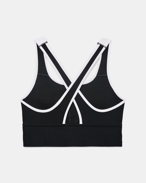 Women's Armour® Mid Crossback Long Line Sports Bra image number 7