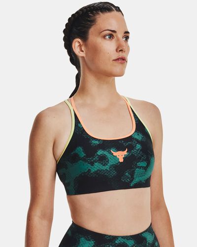 Women's Project Rock Crossback Family Printed Sports Bra