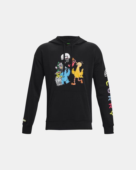 Men's Curry Sesame Street Fleece Hoodie image number 6