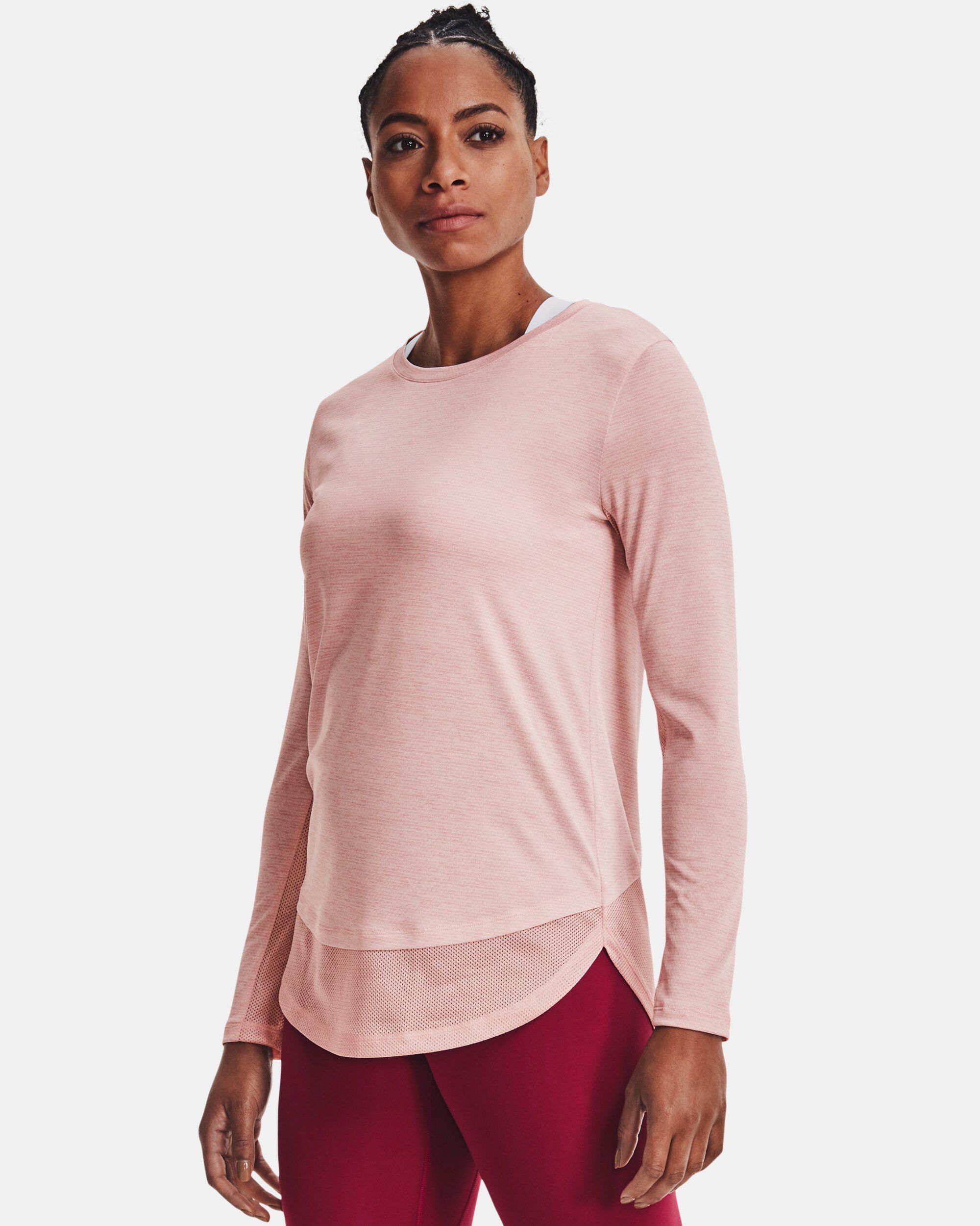 Under Armour Women s UA Tech Vent Long Sleeve Pink in Dubai UAE
