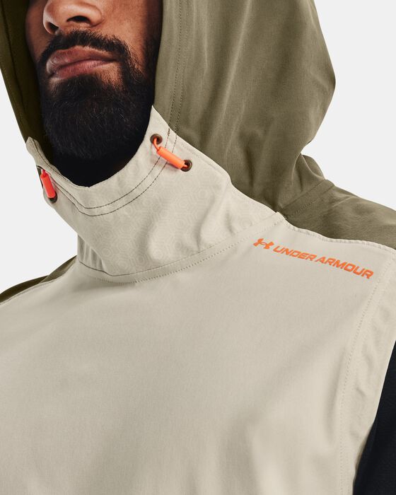 Men's UA RUSH™ Woven Hooded Vest image number 3