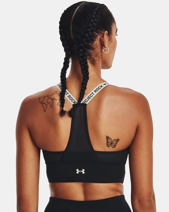 Women's Project Rock Infinity Mid Sports Bra image number 1