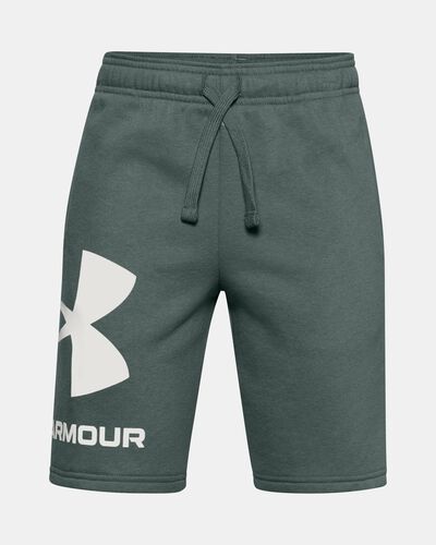 Boys' UA Rival Fleece Big Logo Shorts