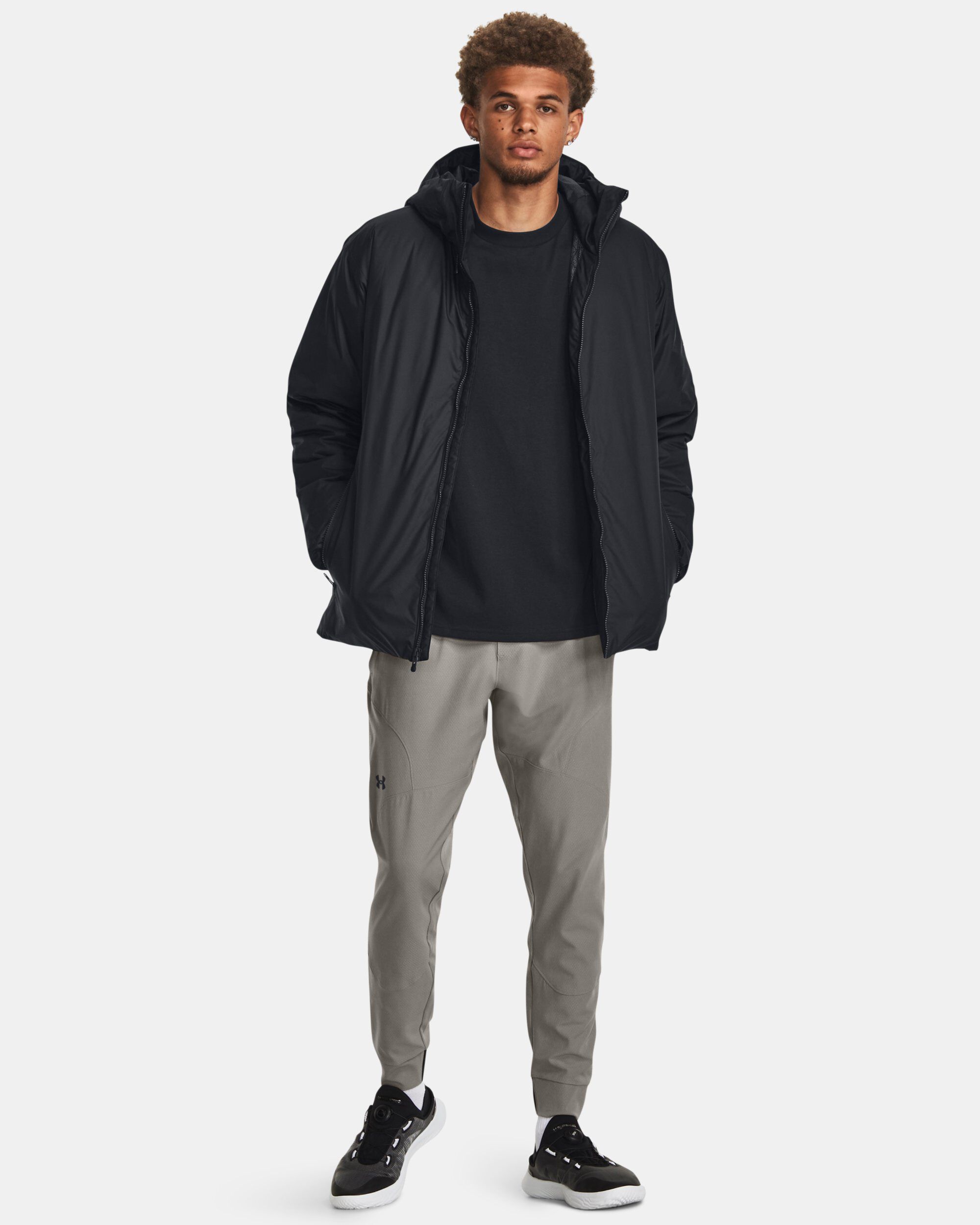 Down discount black jacket