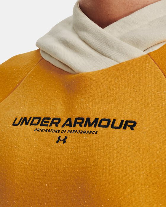 Shop Under Armour UA Rival Fleece Women's Hoodie Yellow in Dubai