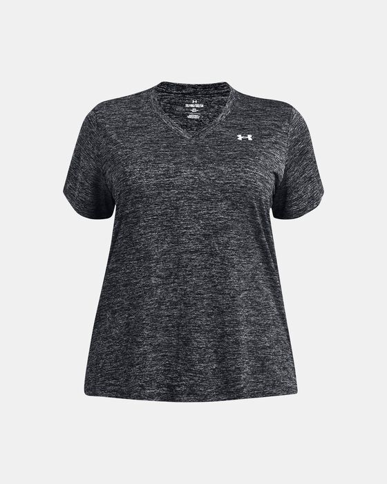 Women's UA Tech™ Twist V-Neck Short Sleeve image number 0