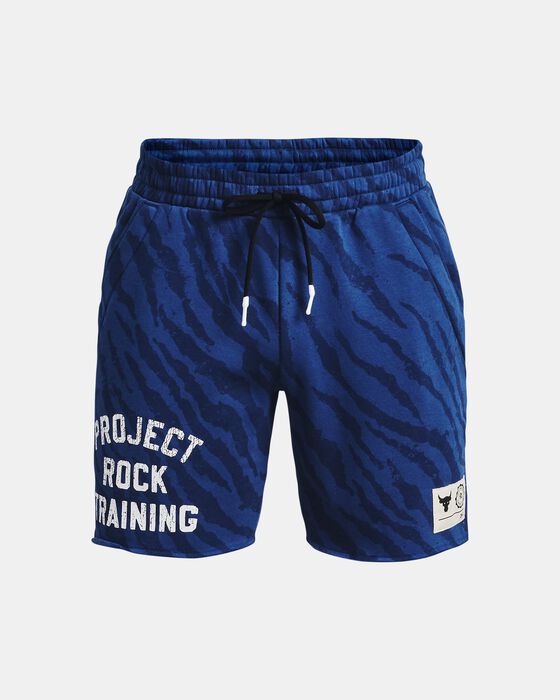 Men's Project Rock Rival Fleece Printed Shorts image number 4