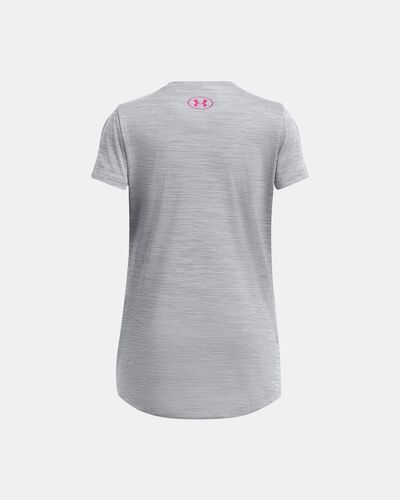 Girls' UA Tech™ Twist Wordmark Logo Short Sleeve