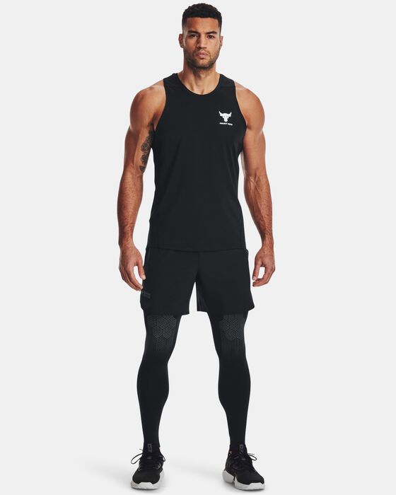 Men's Project Rock TurfGear ArmourPrint Leggings Men's Project Rock TurfGear ArmourPrint Leggings image number 2