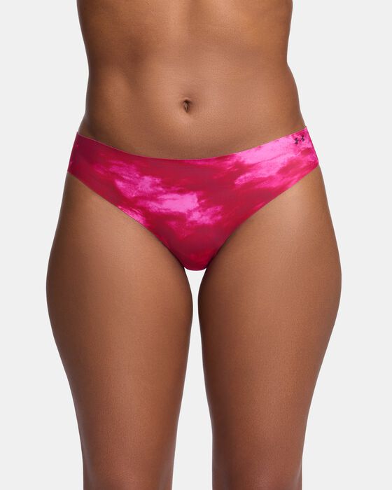 Women's UA Pure Stretch 3-Pack Printed No Show Bikini image number 0