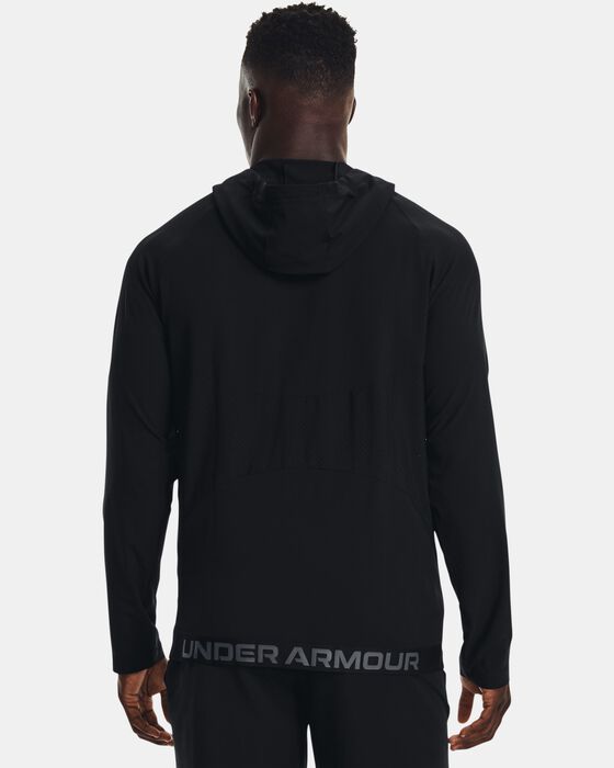 Men's UA Woven Perforated Windbreaker Jacket image number 1