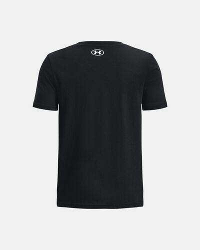 Boys' UA Box Logo Camo Short Sleeve